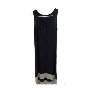 Anne‎ Klein Sleeveless Dress Black/Grey Women